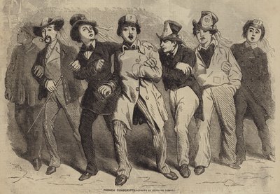 Französische Wehrpflichtige von French School